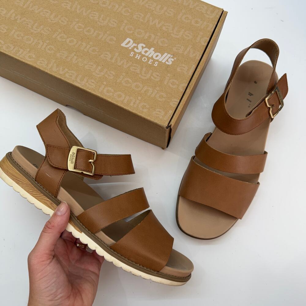 Dr. Scholl's Island Glow Sandal in Honey 8.5
